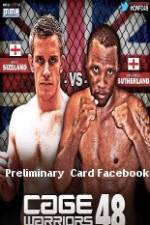 Watch Cage Warriors 48 Preliminary Card Facebook Gomovies